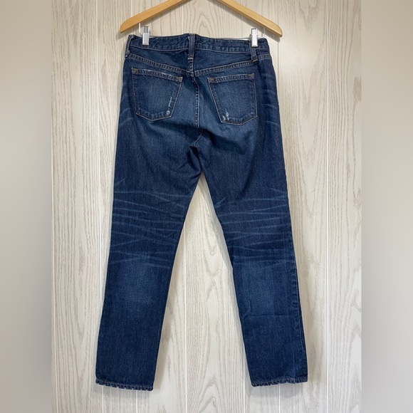 J Crew Broken In Boyfriend Jeans in Dark Wash Size 27 LNC - Picture 3 of 3